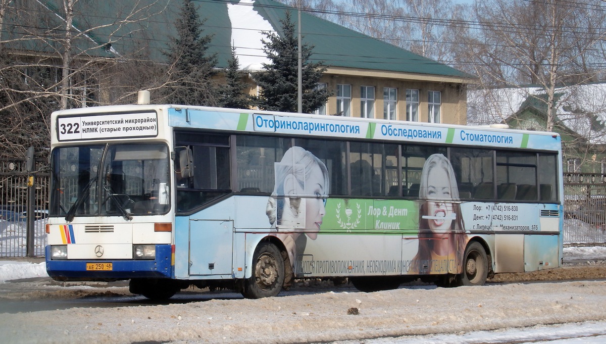 Lipetsk region, Mercedes-Benz O405 č. АЕ 250 48