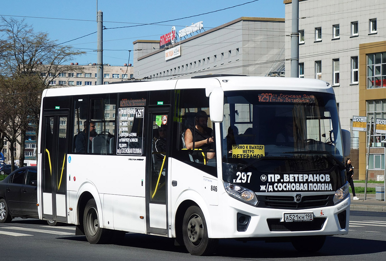 Санкт-Петербург, ПАЗ-320435-04 "Vector Next" № 846