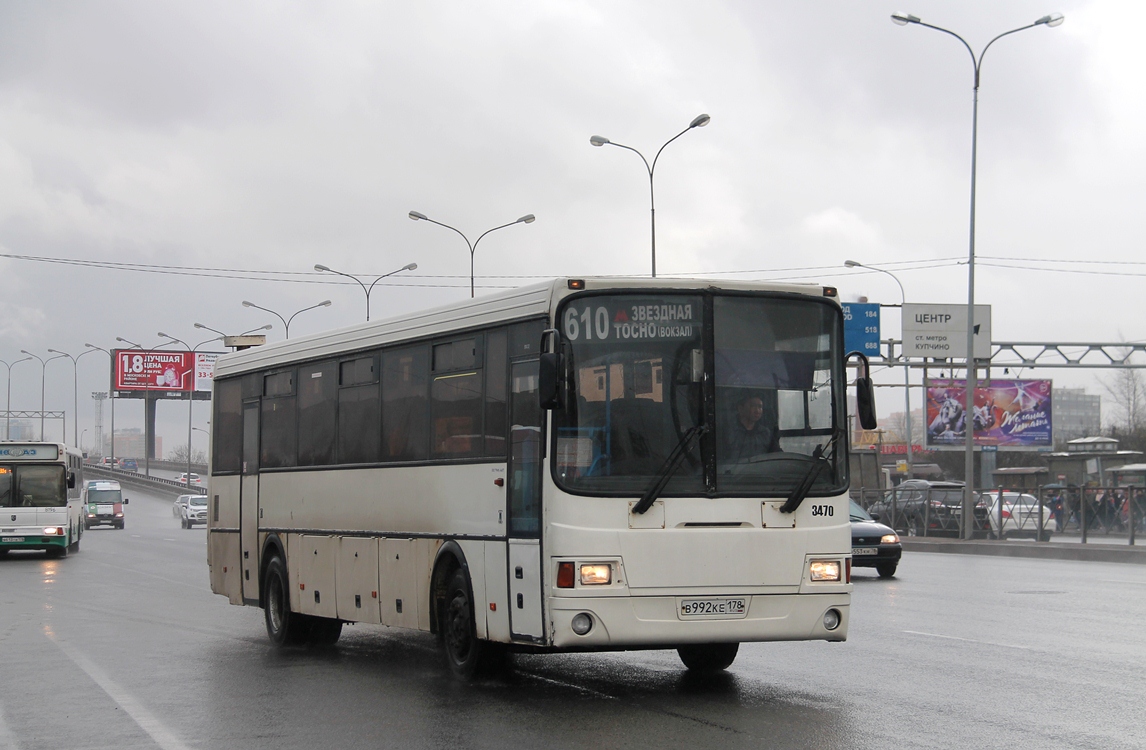 Obwód leningradzki, LiAZ-5256.58 Nr 3470