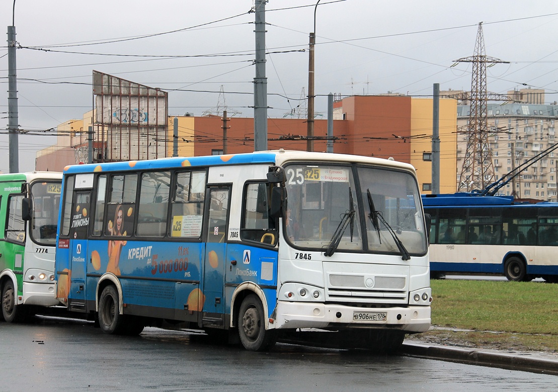 Санкт-Петербург, ПАЗ-320412-05 № 7845