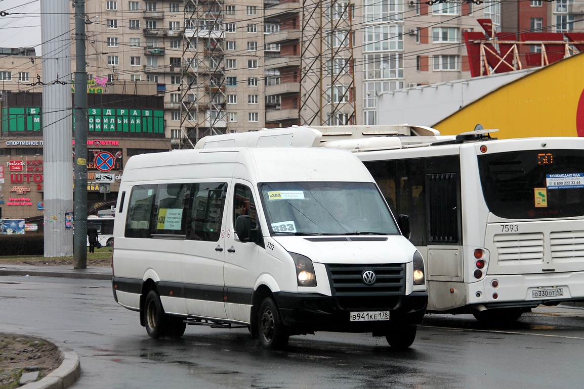 Санкт-Петербург, БТД-2219 (Volkswagen Crafter) № 2722