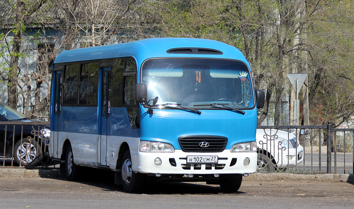 Хабаровский край, Hyundai County № Н 102 СМ 27