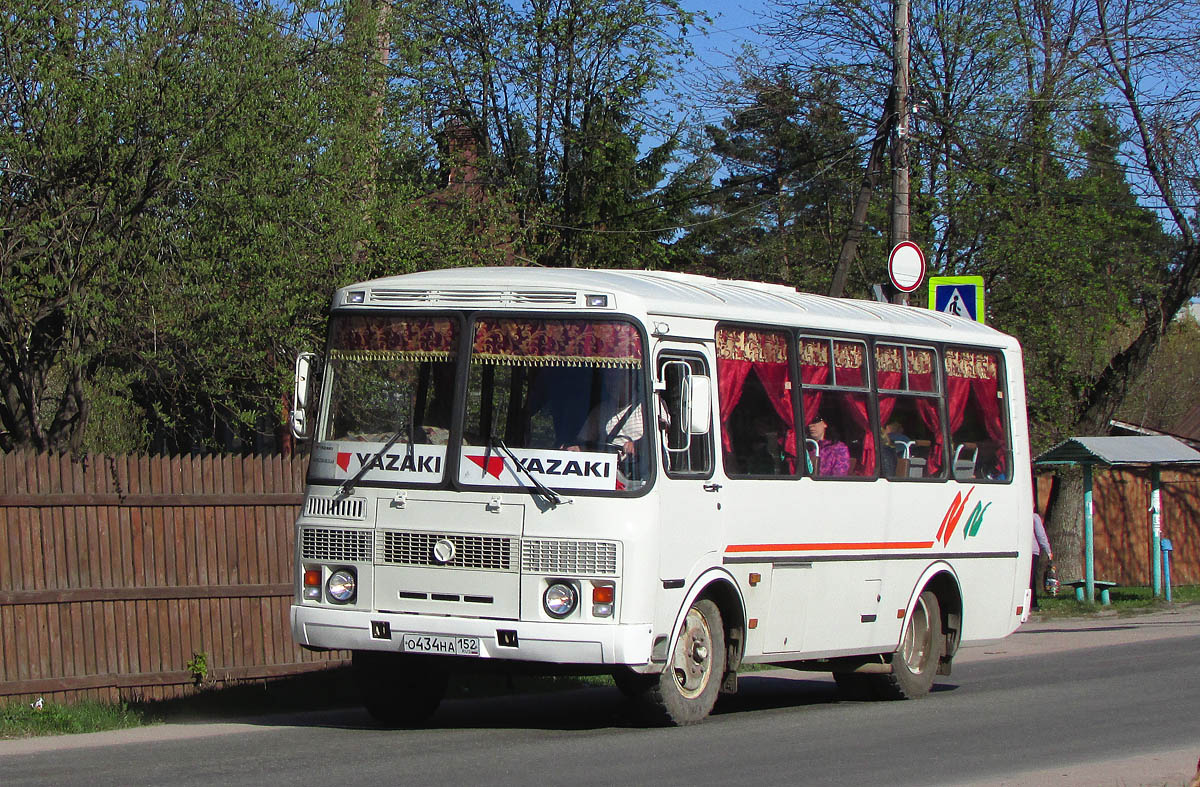 Нижегородская область, ПАЗ-32054 № О 434 НА 152