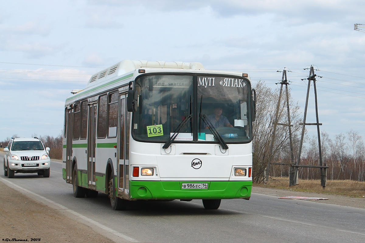 Саха (Якутия), ЛиАЗ-5256.57 № В 986 ЕС 14