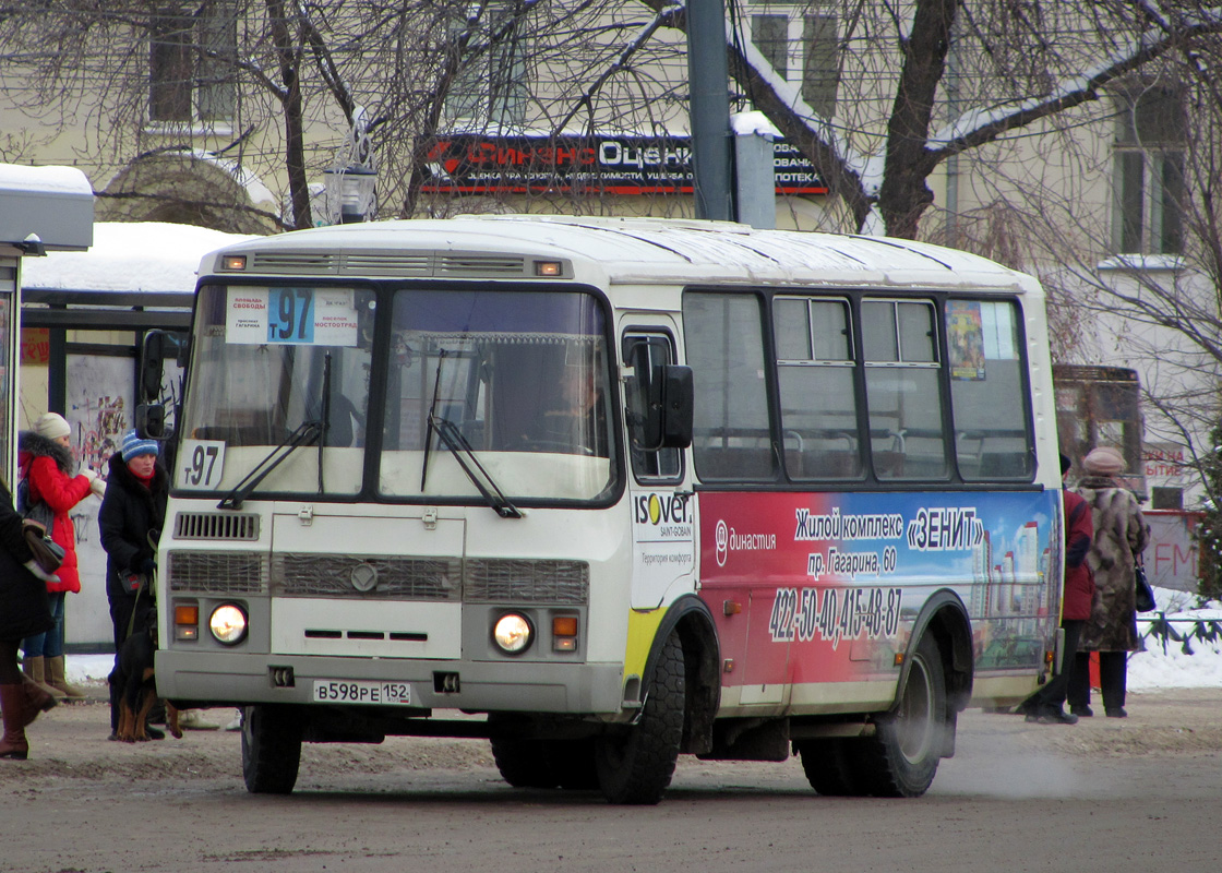 Нижегородская область, ПАЗ-32054 № В 598 РЕ 152