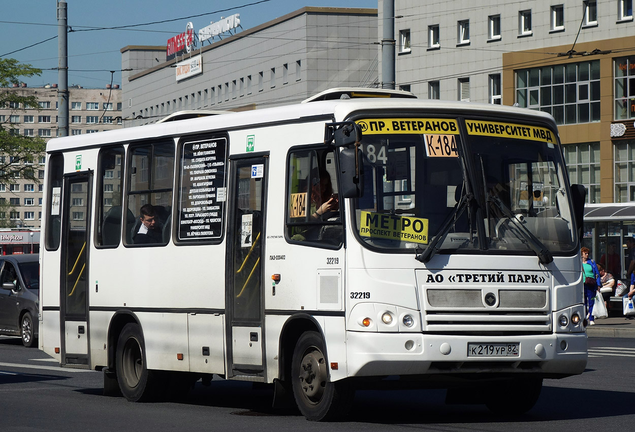 Санкт-Петербург, ПАЗ-320402-05 № К 219 УР 82