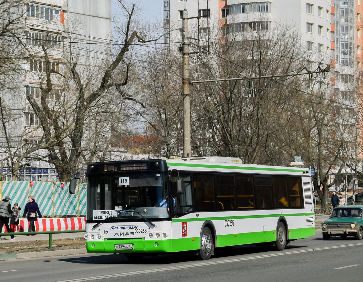 Москва, ЛиАЗ-5292.22 (2-2-2) № 030256