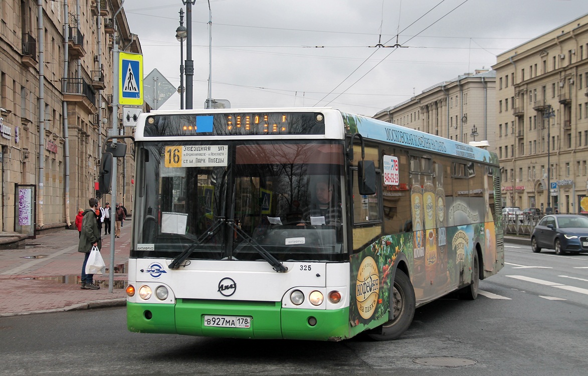 Санкт-Петербург, ЛиАЗ-5292.20 № 325