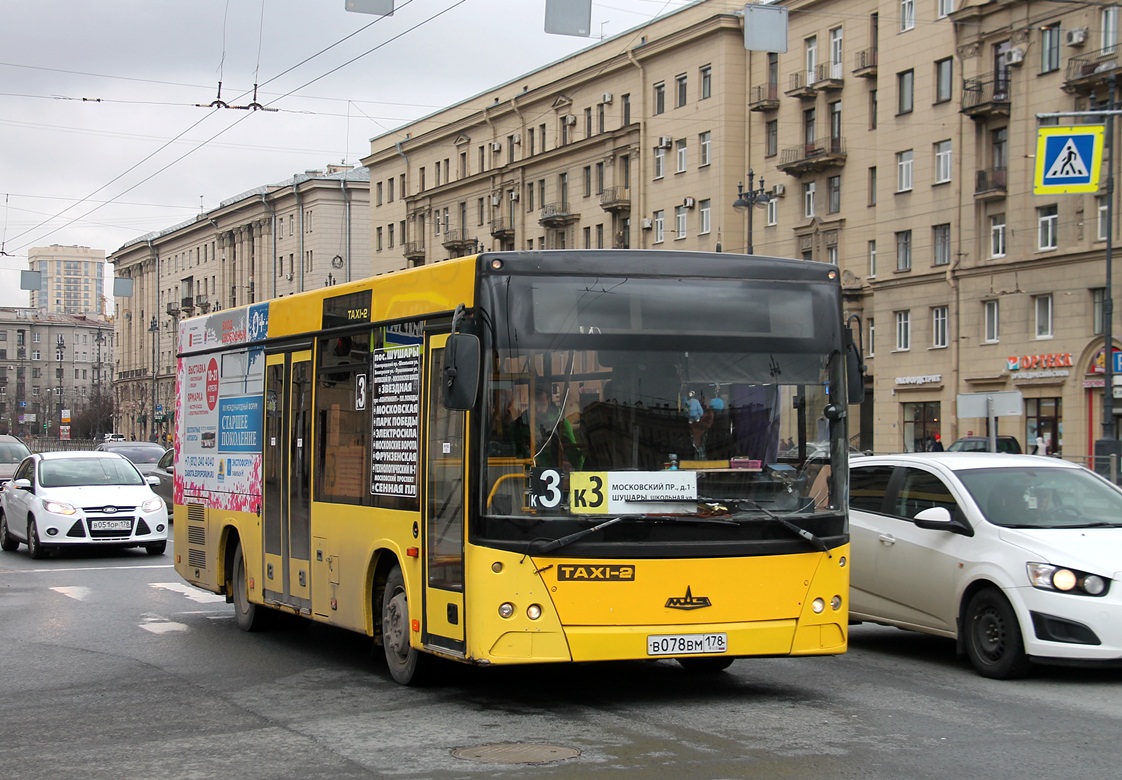 Санкт-Петербург, МАЗ-206.067 № В 078 ВМ 178