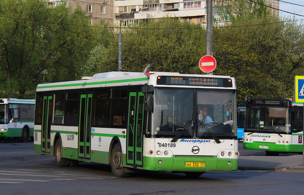 Москва, ЛиАЗ-5292.21 № 040189