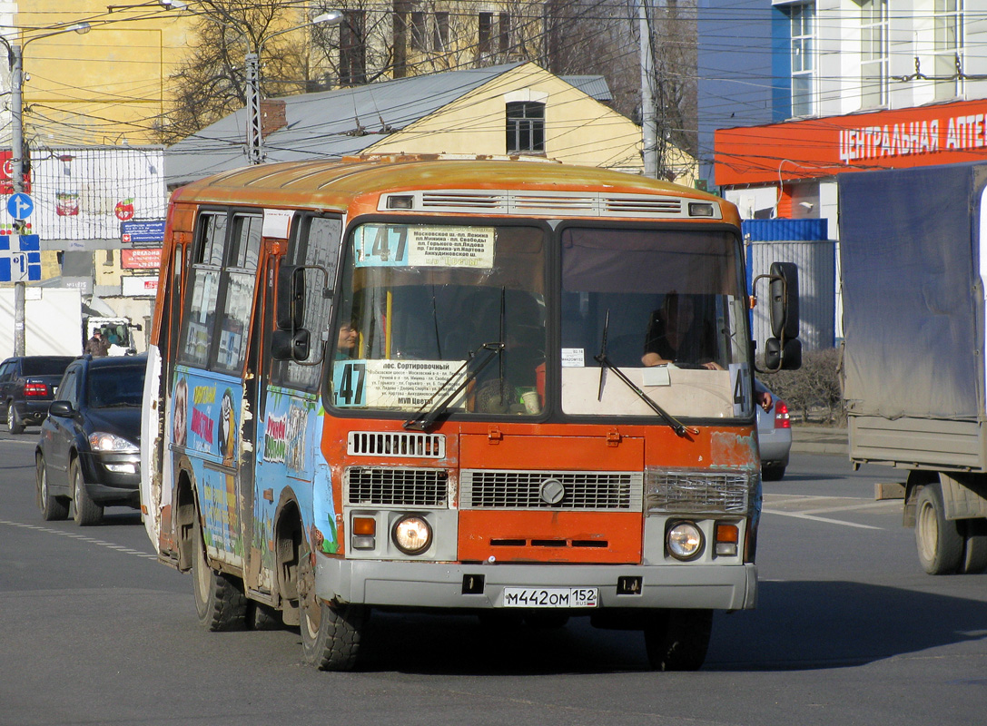 Нижегородская область, ПАЗ-32054 № М 442 ОМ 152