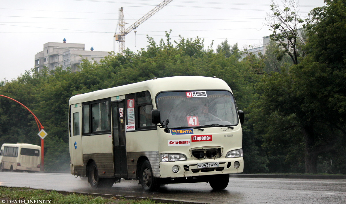 Алтайский край, Hyundai County SWB (РЗГА) № О 043 УА 22