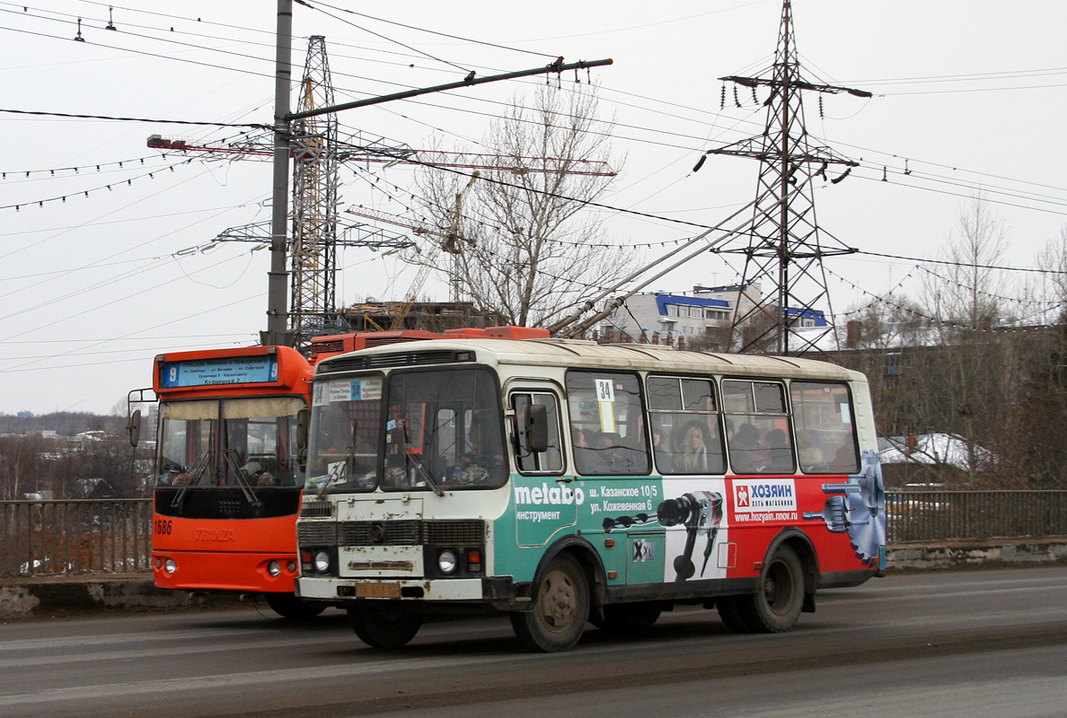 Нижегородская область, ПАЗ-32054 № АК 603 52