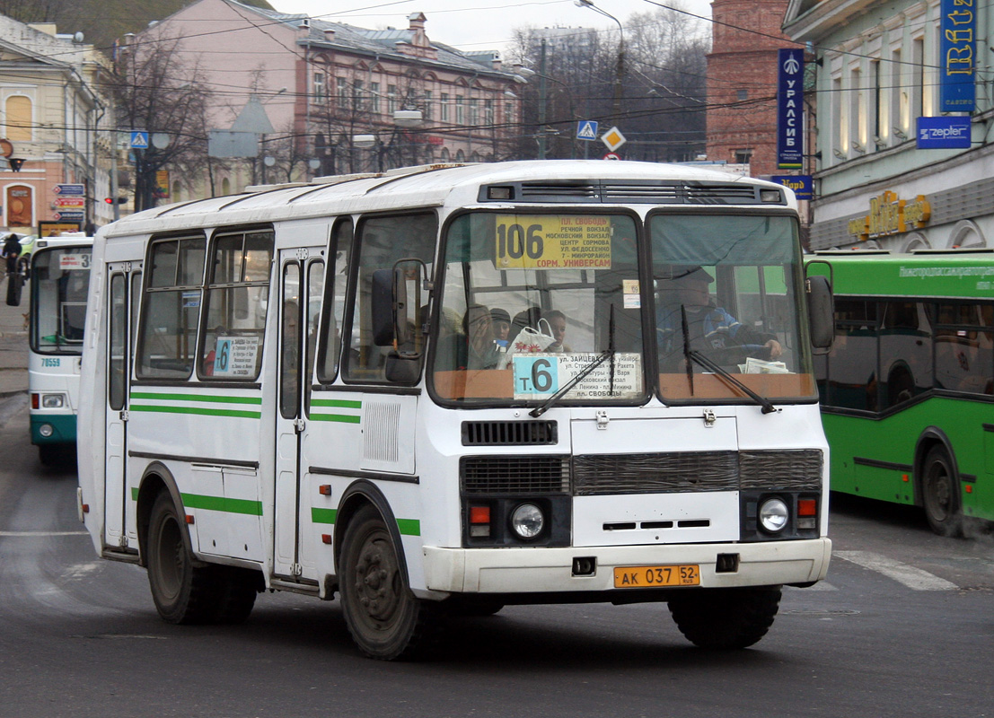 Нижегородская область, ПАЗ-32054 № АК 037 52