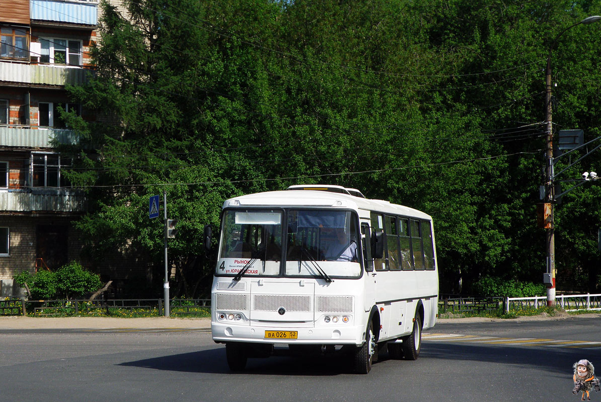 Нижегородская область, ПАЗ-4234-04 № ВА 026 52