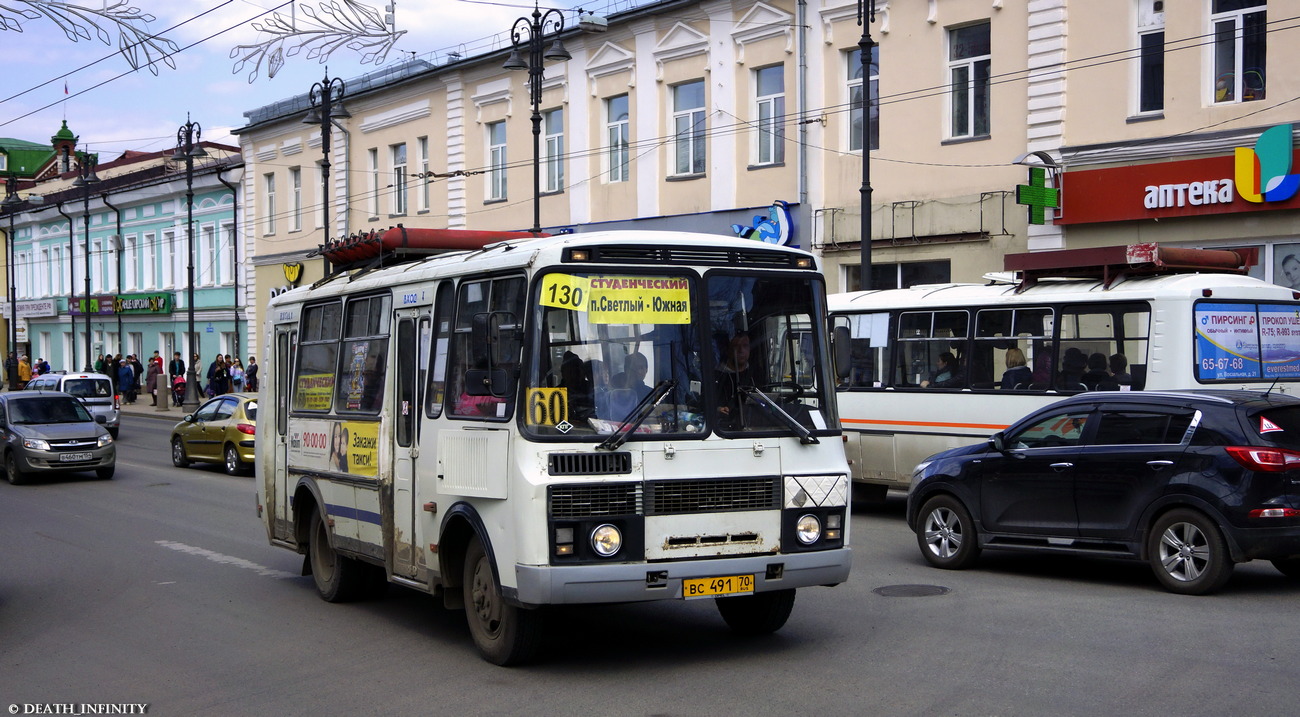 Томская область, ПАЗ-32054 № ВС 491 70