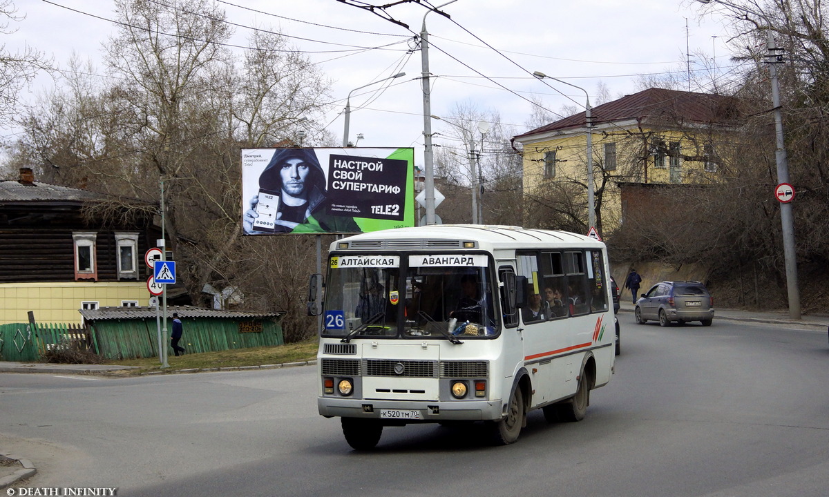 Томская область, ПАЗ-32054 № К 520 ТМ 70