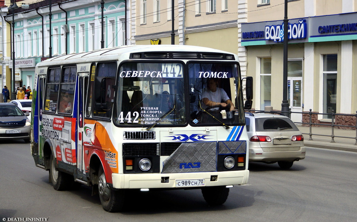 Томская область, ПАЗ-32054 № С 989 СН 70