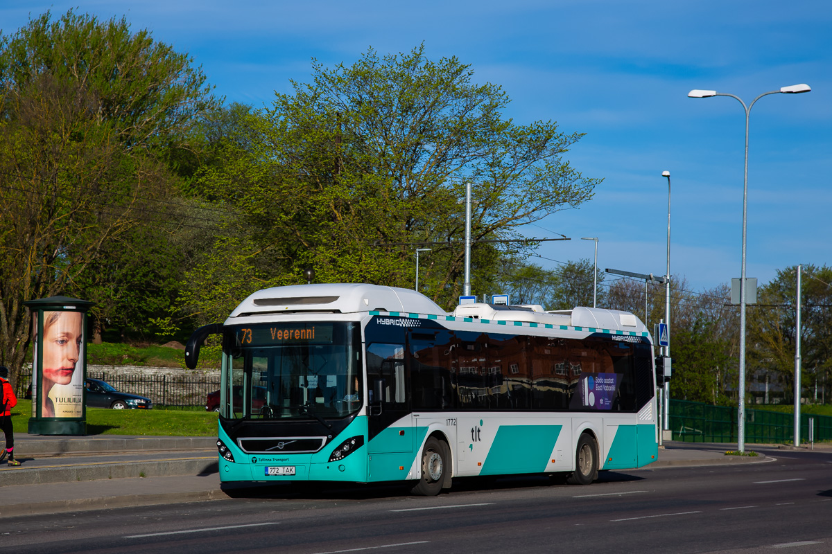 Эстония, Volvo 7900 Hybrid № 1772