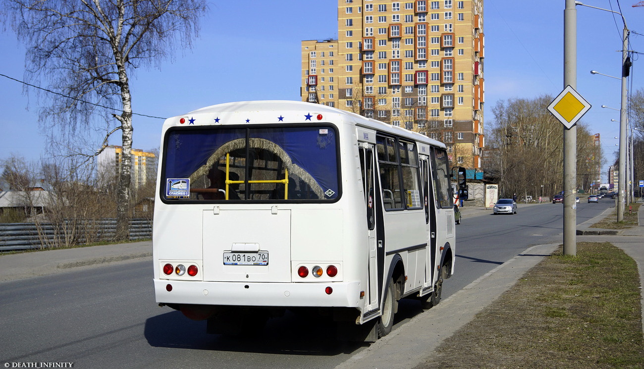 Томская область, ПАЗ-32054 № К 081 ВО 70