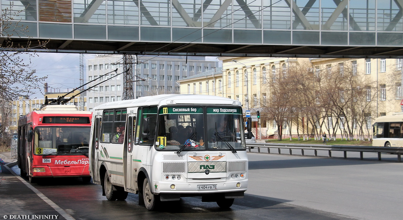 Томская область, ПАЗ-32054 № Е 404 УВ 70