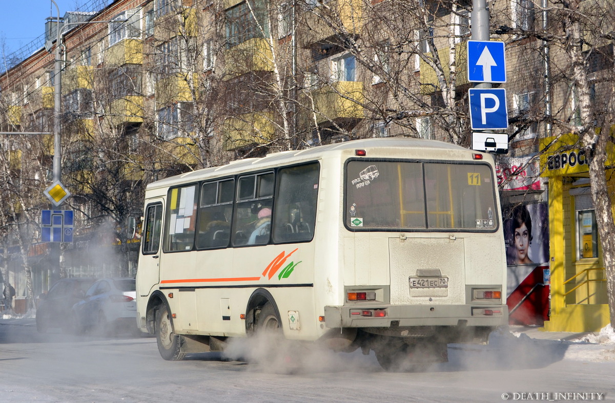 Томская область, ПАЗ-32054 № Е 421 ЕС 70