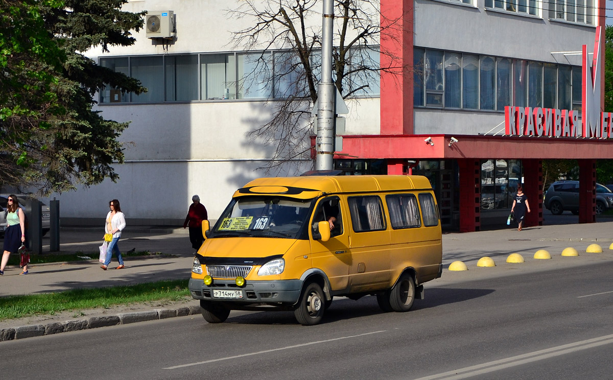 Penza region, GAZ-322131 (X78) Nr. Р 714 МУ 58