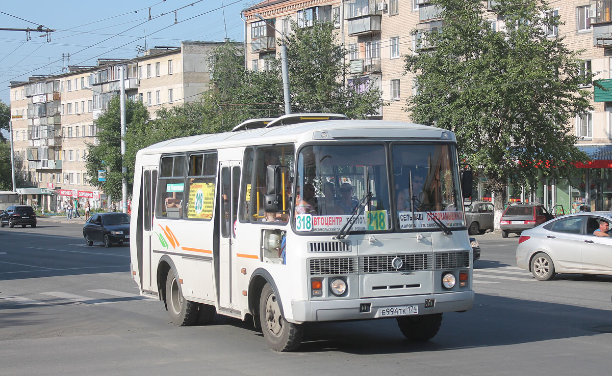 Челябинская область, ПАЗ-32054 № Е 994 ТК 174