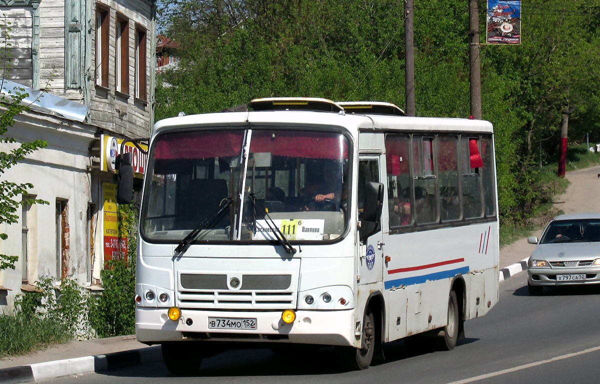 Нижегородская область, ПАЗ-320402-03 № В 734 МО 152