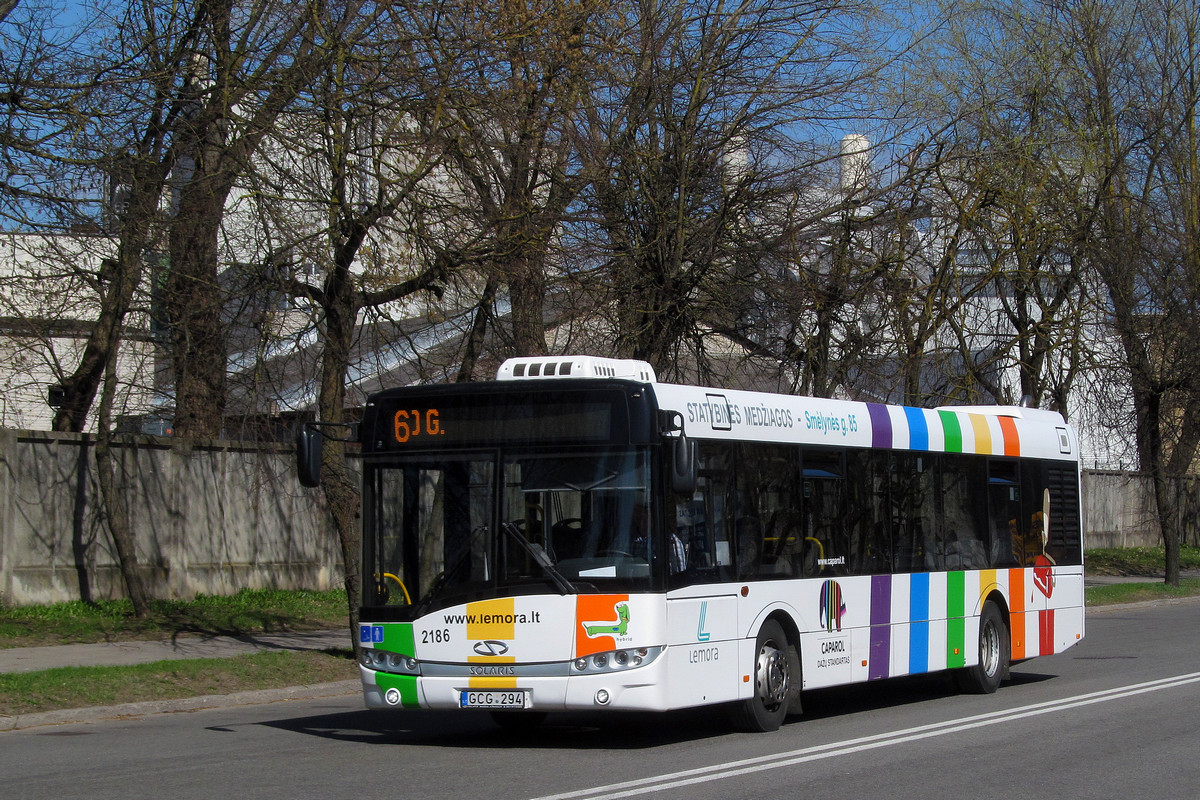 Литва, Solaris Urbino III 12 hybrid № 2186