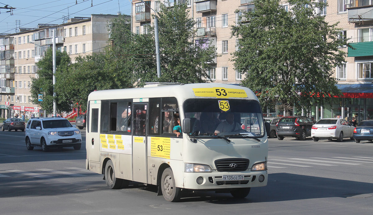 Челябинская область, Hyundai County SWB C08 (РЗГА) № Х 135 СС 174