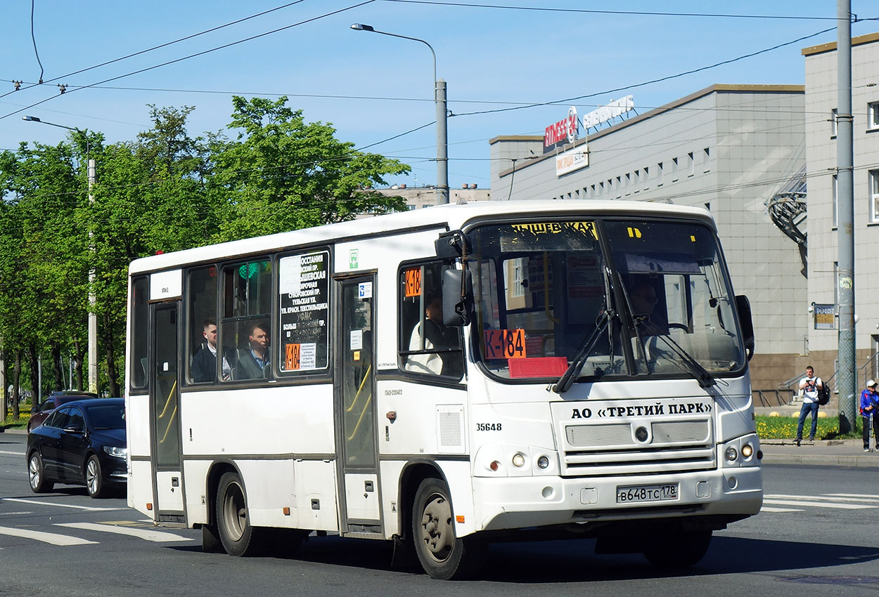 Санкт-Петербург, ПАЗ-320402-05 № В 648 ТС 178