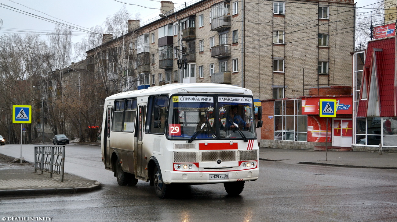 Томская область, ПАЗ-32054 № К 139 ХС 70