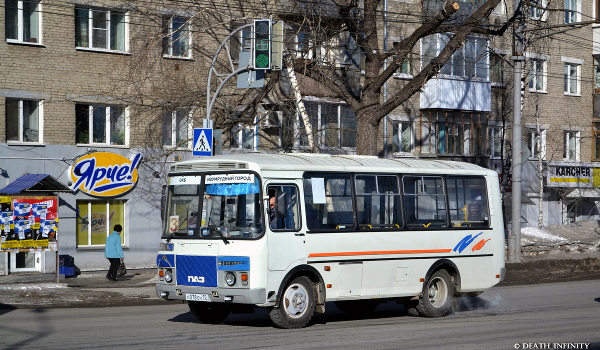 Томская область, ПАЗ-32054 № О 078 ОН 70