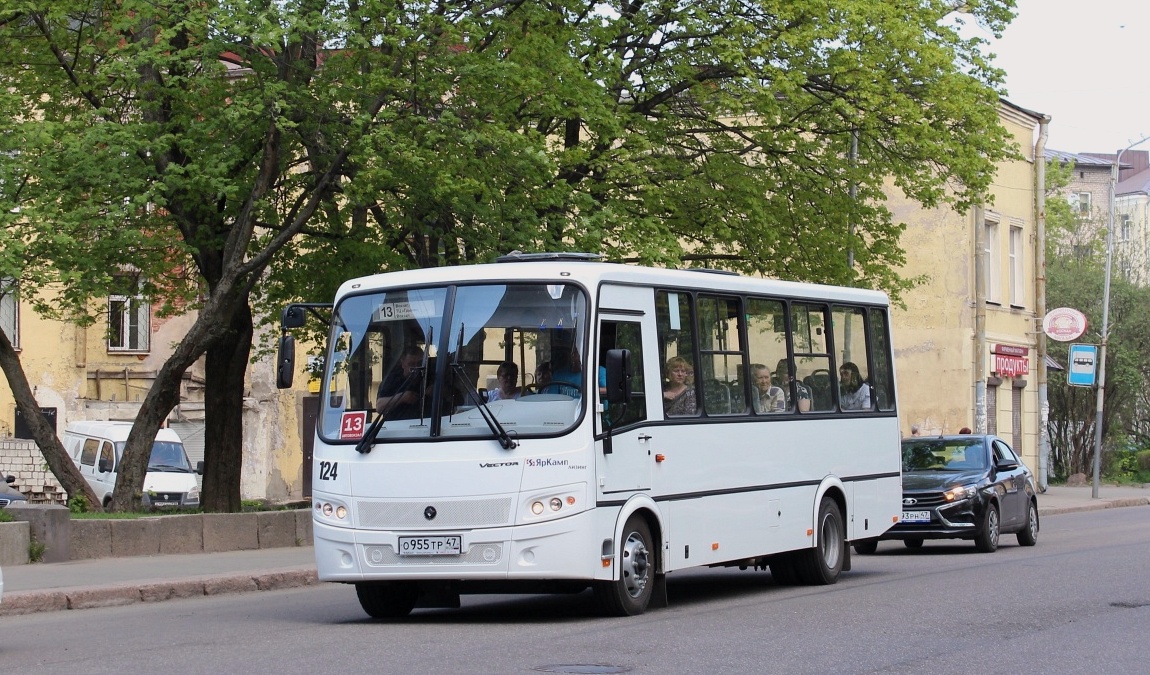 Ленинградская область, ПАЗ-320412-04 "Вектор" № 124