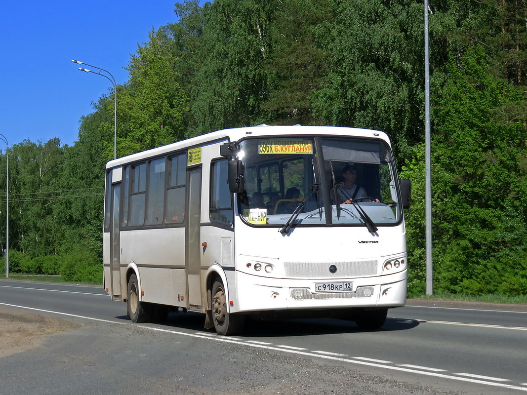 Марий Эл, ПАЗ-320412-04 "Вектор" № С 918 КР 12