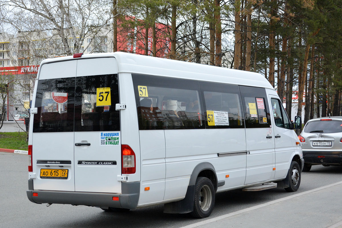 Tumen region, Luidor-223203 (MB Sprinter Classic) # АО 615 72