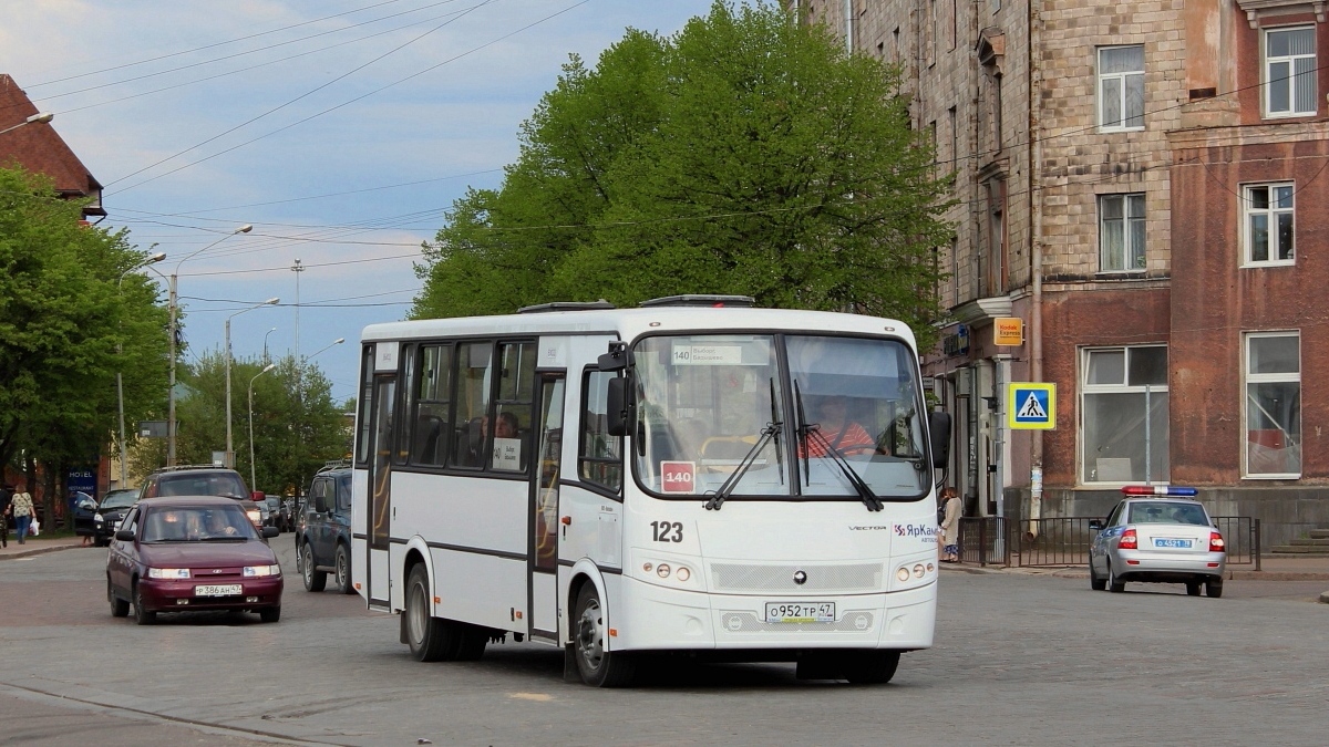 Ленинградская область, ПАЗ-320412-04 "Вектор" № 123