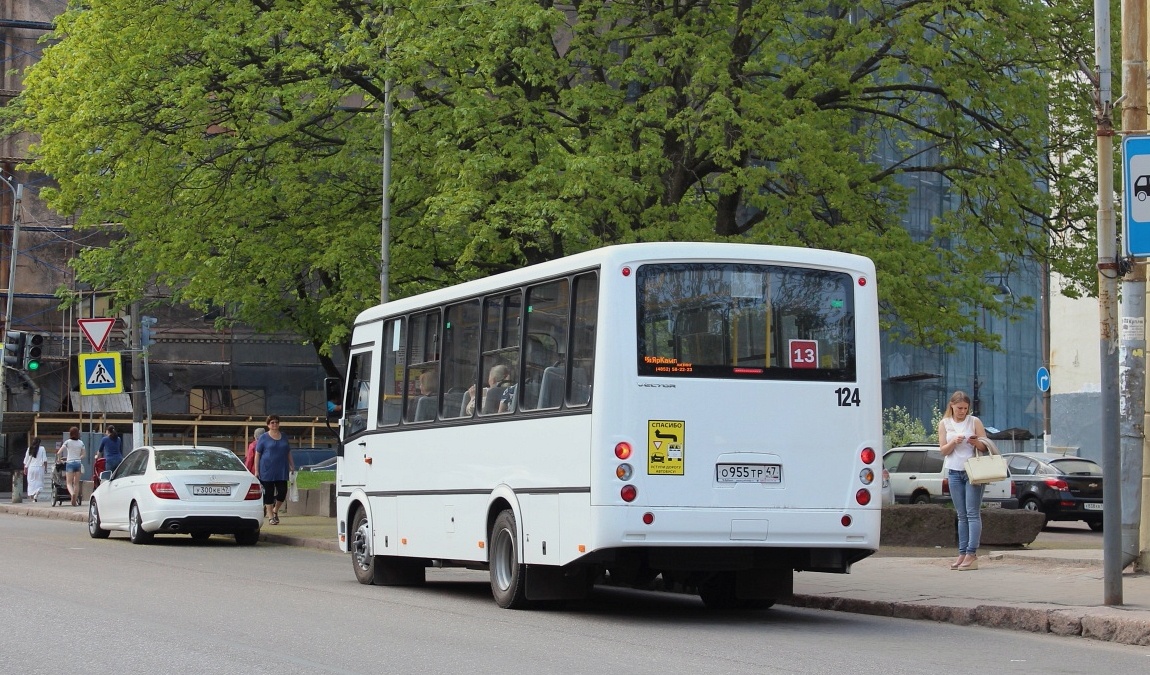 Ленинградская область, ПАЗ-320412-04 "Вектор" № 124