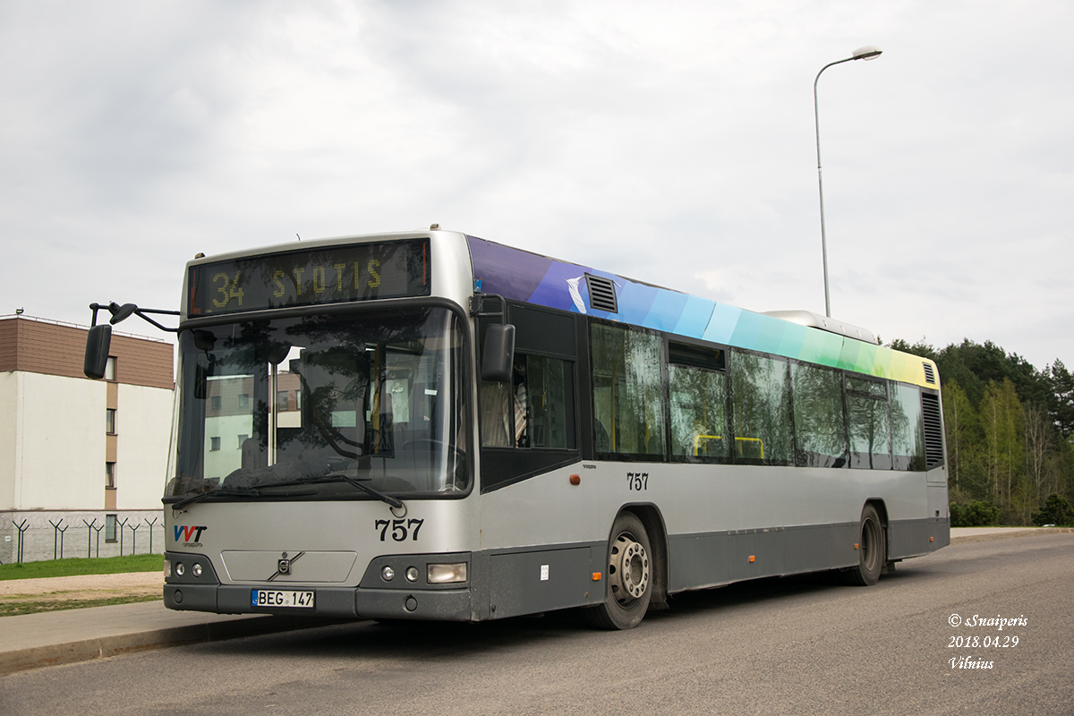 Литва, Volvo 7700 № 757