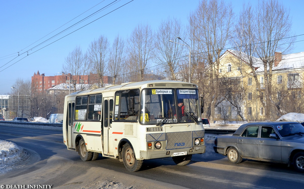 Томская область, ПАЗ-32054 № К 491 ТМ 70