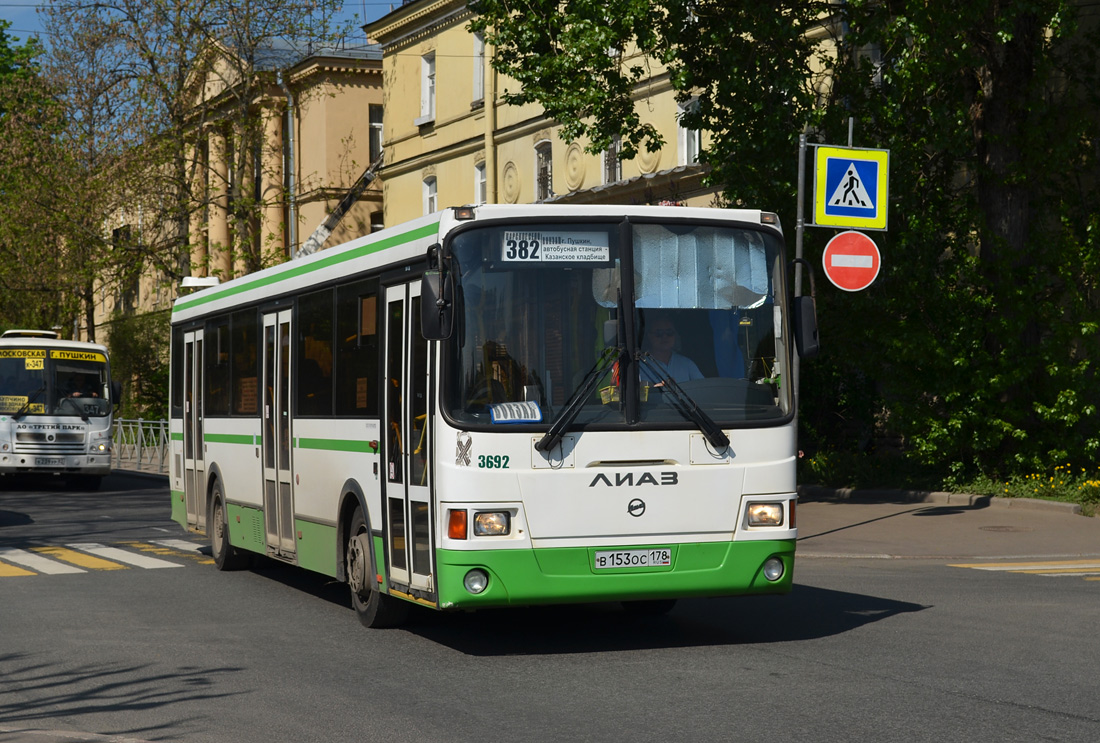 Санкт-Петербург, ЛиАЗ-5293.60 № 3692