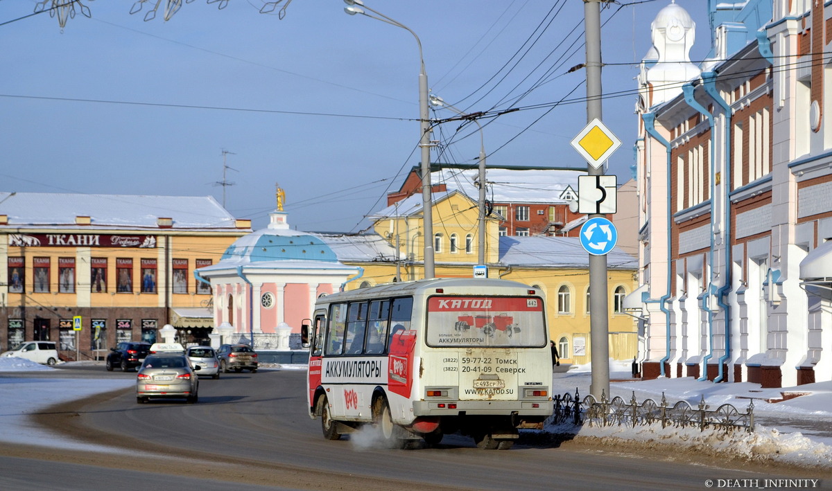 Томская область, ПАЗ-32054 № С 493 СР 70