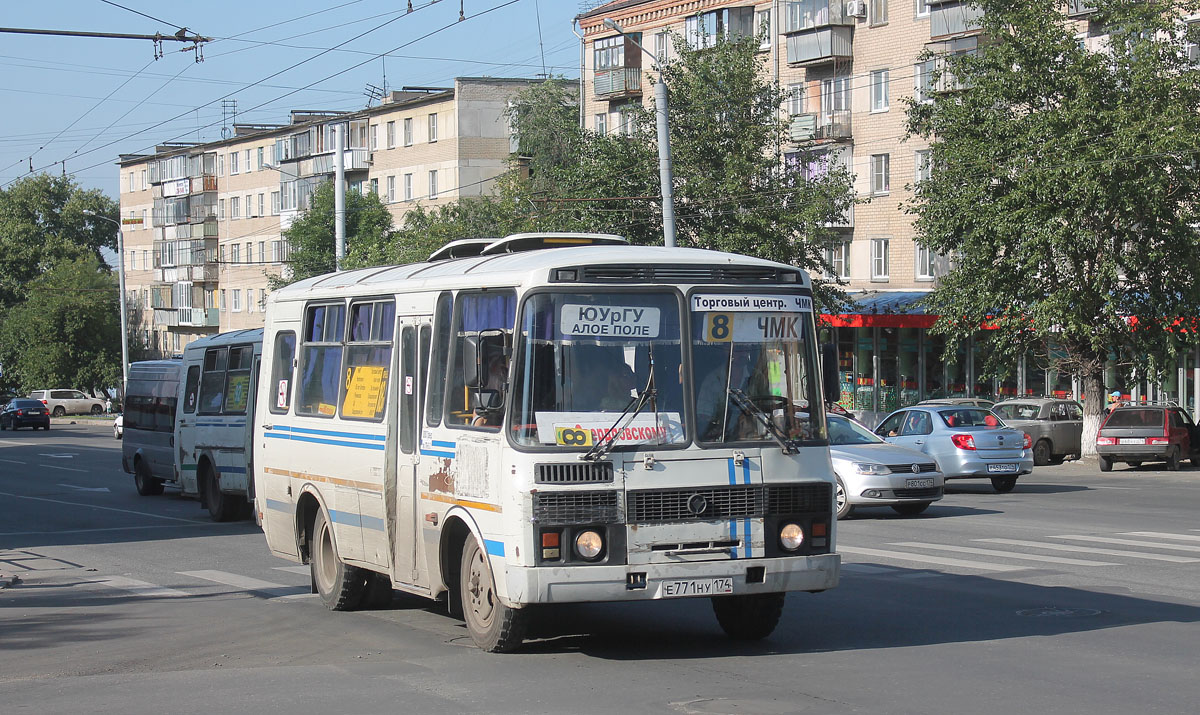 Челябинская область, ПАЗ-32053 № Е 771 НУ 174