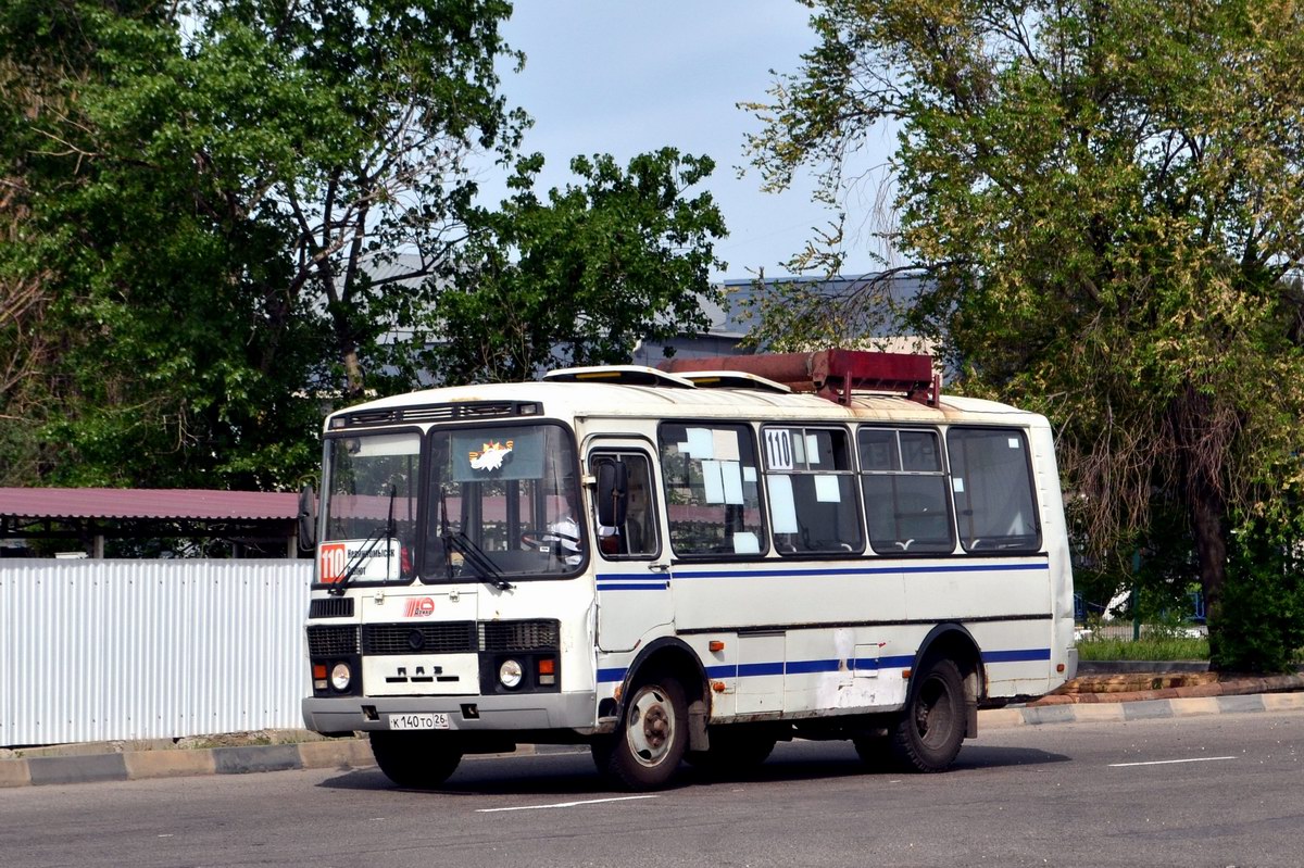 Ставропольский край, ПАЗ-32054 № К 140 ТО 26