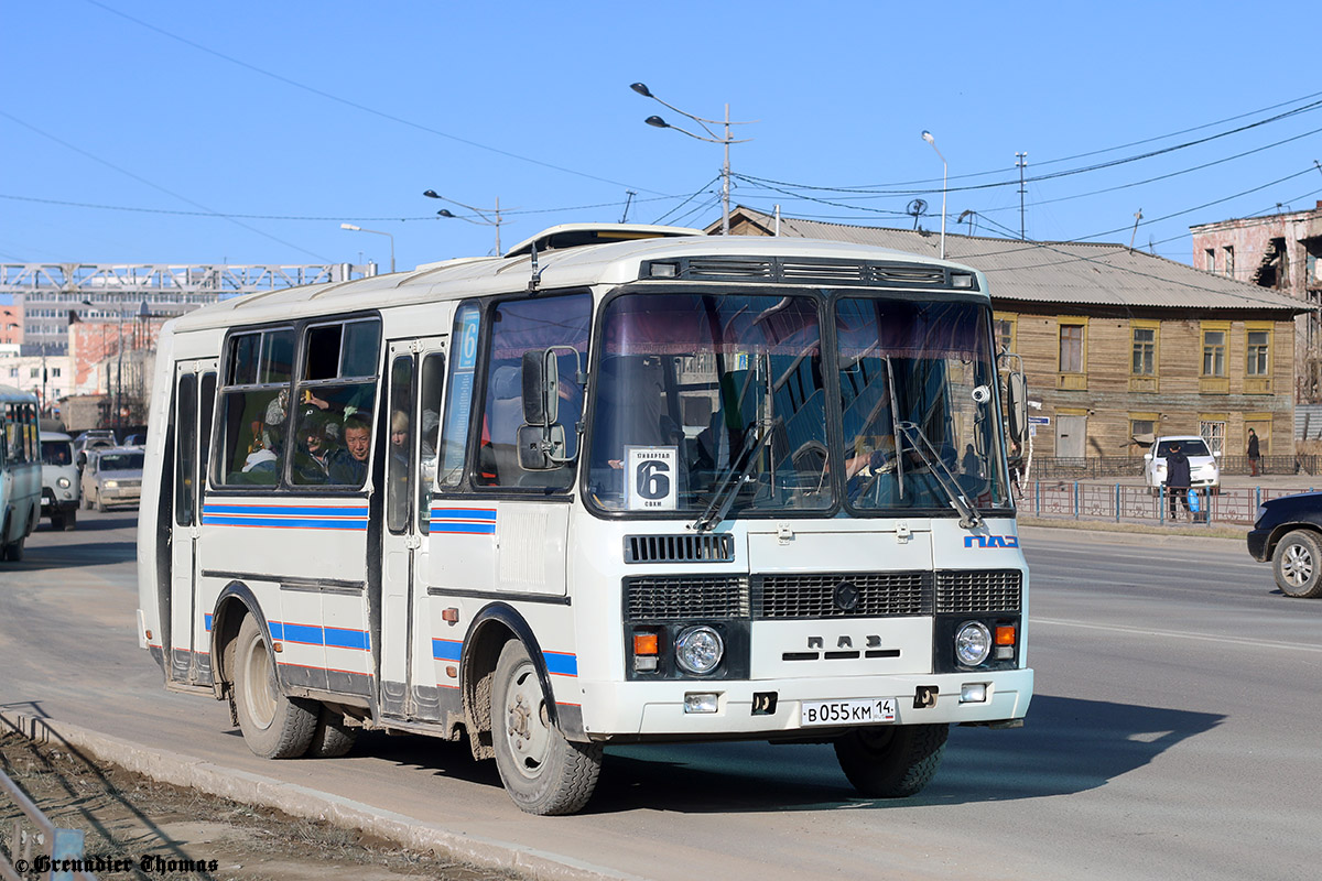 Саха (Якутия), ПАЗ-32054 № В 055 КМ 14