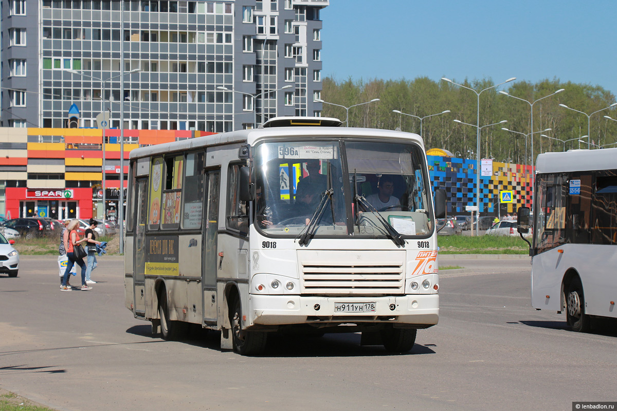 Санкт-Петербург, ПАЗ-320402-05 № 9018