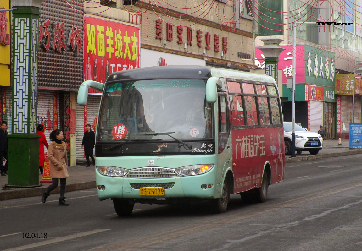 Китай, Zhong Tong LCK6660D3G № 黑G 75079