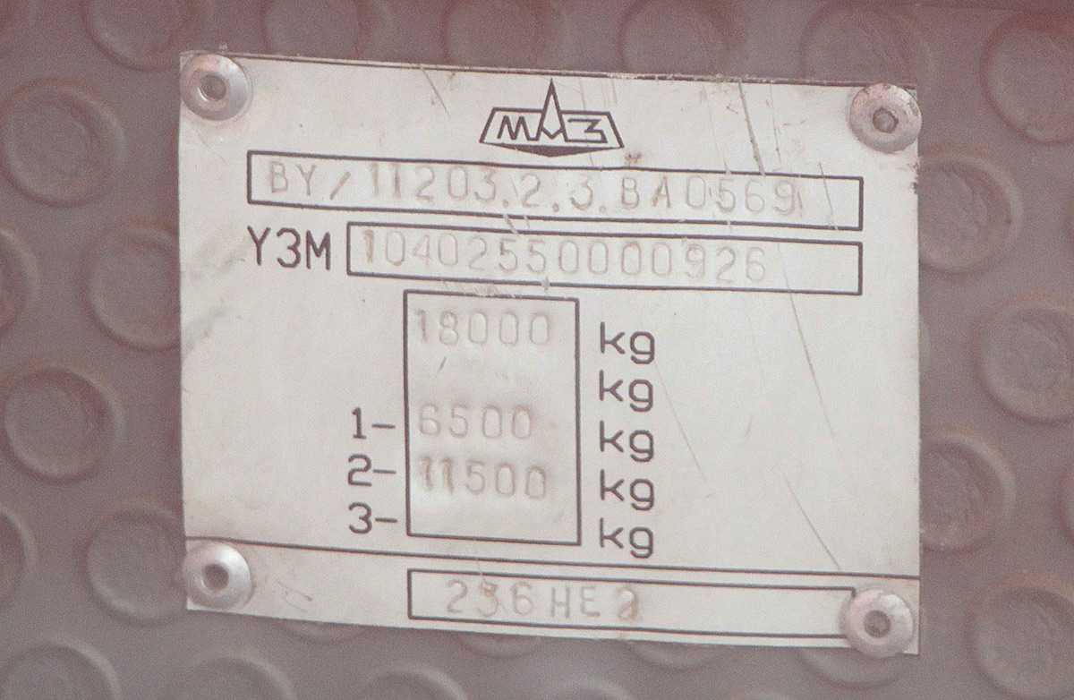 Витебская область, МАЗ-104.025 № 010308