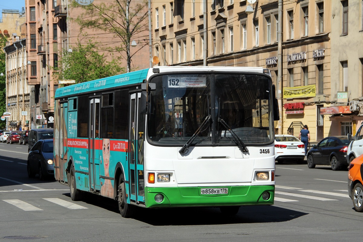 Санкт-Петербург, ЛиАЗ-5293.53 № 3456